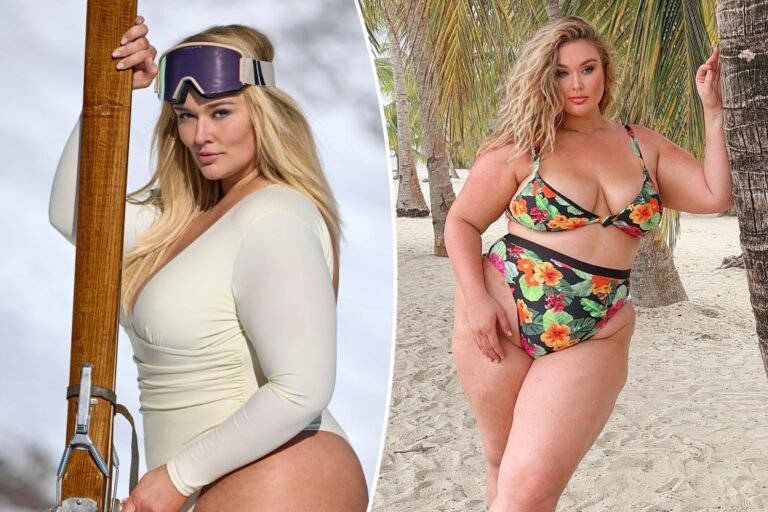 Hunter McGrady strips right down to a bikini in snowy Switzerland for Sports activities Illustrated Swimsuit Challenge 2025