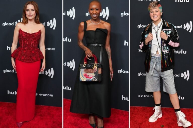 The GLAAD Media Awards 2025 purple carpet: See all of the celeb appears