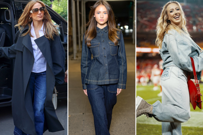 Sweatpant denims, jackets and extra spring 2025 denim traits price purchasing