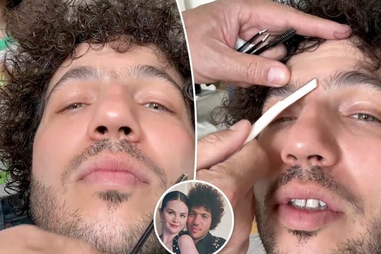 Benny Blanco plucks his unibrow with Selena Gomez’s reluctant blessing: ‘Lastly’ Benny Blanco plucks his unibrow with Selena Gomez’s reluctant blessing: ‘Lastly’