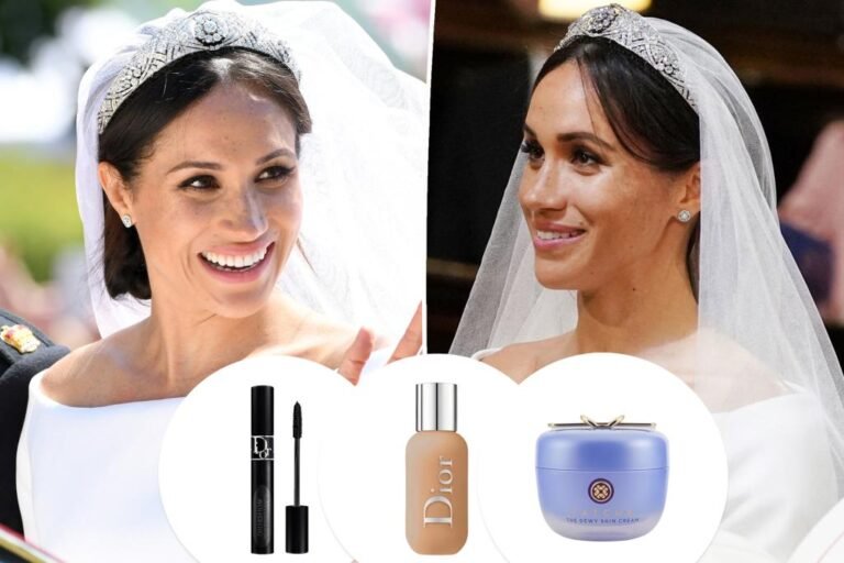 Meghan Markle confirmed all the sweetness merchandise she wore at her marriage ceremony: Store her bridal make-up