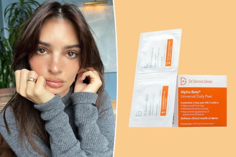 Emily Ratajkowski says these peel pads made a ‘large enchancment’ in her pores and skin