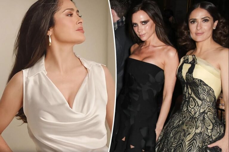 Salma Hayek discusses the Merz Aesthetics Ultherapy Prime remedy she tried for her ‘turkey neck’