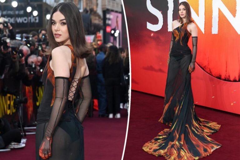 Hailee Steinfeld stuns in fiery robe at ‘Sinners’ London premiere Hailee Steinfeld stuns in fiery robe at ‘Sinners’ London premiere