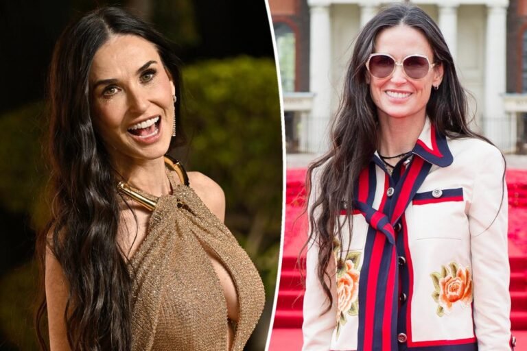 Demi Moore is ‘one hundred pc’ able to be a silver fox with grey hair