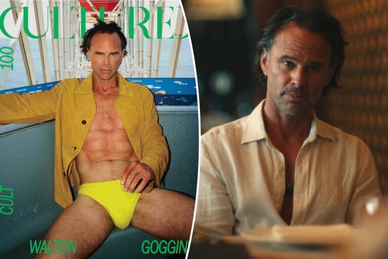  ‘The White Lotus’ star Walton Goggins strips right down to tiny speedo