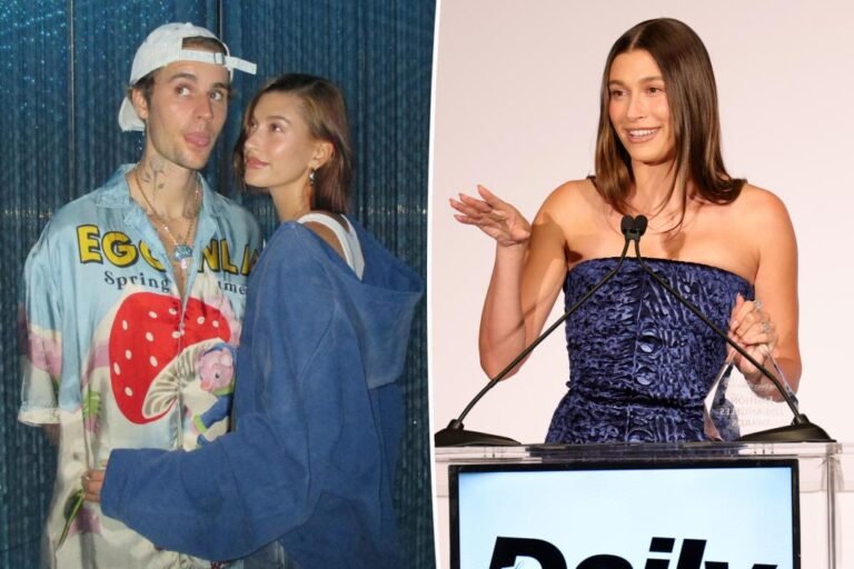 Hailey Bieber makes uncommon remark about marriage with Justin Bieber at Trend LA Awards