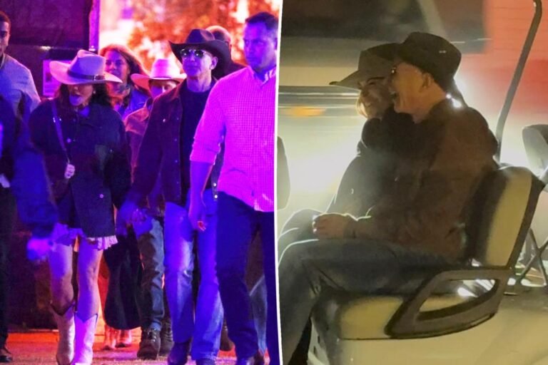 Jeff Bezos and Lauren Sánchez blow off steam at Stagecoach after Blue Origin area flight backlash