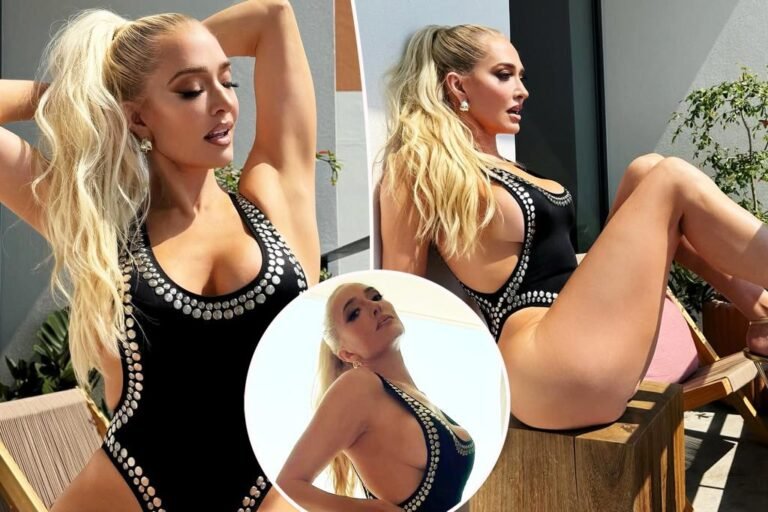 ‘RHOBH’ star Erika Jayne rocks barely-there swimsuit for glamorous picture shoot