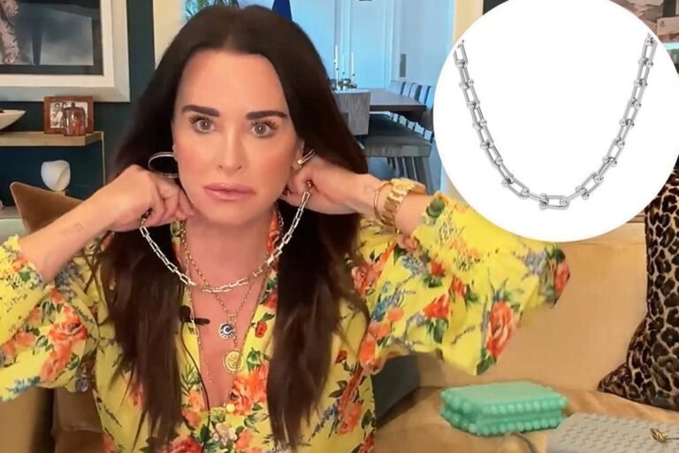 Kyle Richards says this  Amazon necklace appears like Tiffany