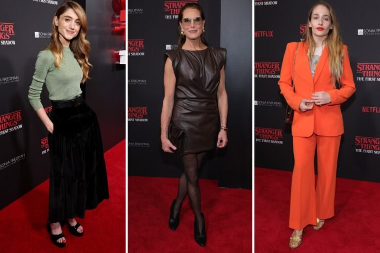 The First Shadow’ opening night time on Broadway attracts Brooke Shields, Natalia Dyer and extra to pink carpet