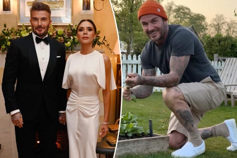 Victoria Beckham playfully disses husband David’s outfit