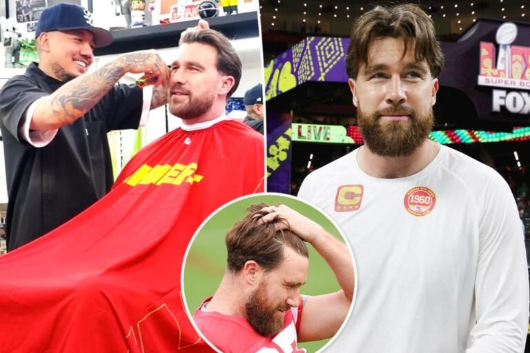 Travis Kelce’s barber reveals fact behind hair transplant rumors