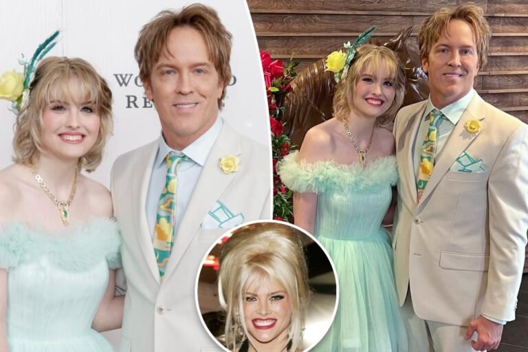 Anna Nicole Smith’s daughter, Dannielynn, 18, wears late mother’s gold jewellery to Kentucky Derby 2025