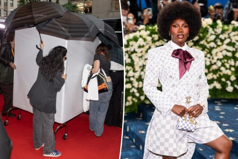 Doechii flips out on her workforce as she makes an attempt to cover her Met Gala 2025 look Doechii flips out on her workforce as she makes an attempt to cover her Met Gala 2025 look