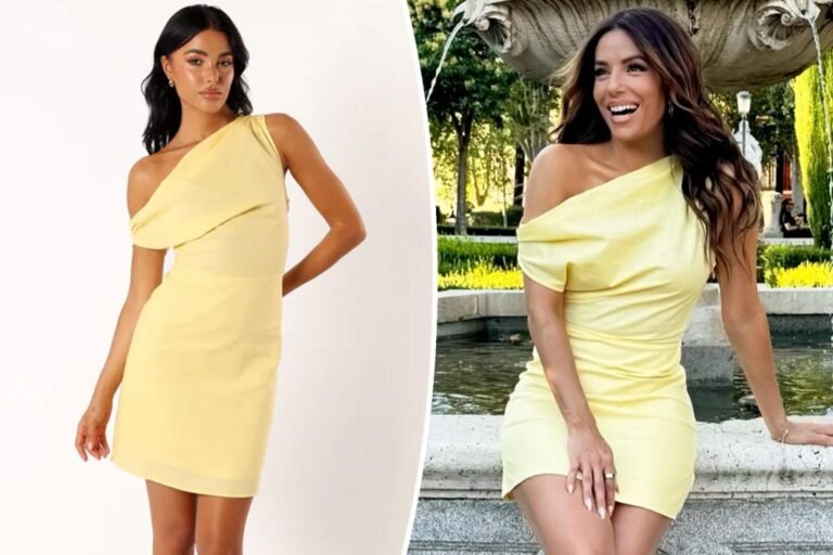 Eva Longoria wears this under- Petal & Pup costume in ‘Trying to find Spain’