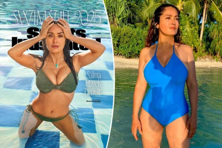 Salma Hayek, 58, covers Sports activities Illustrated Swimsuit Problem 2025 Salma Hayek, 58, covers Sports activities Illustrated Swimsuit Problem 2025