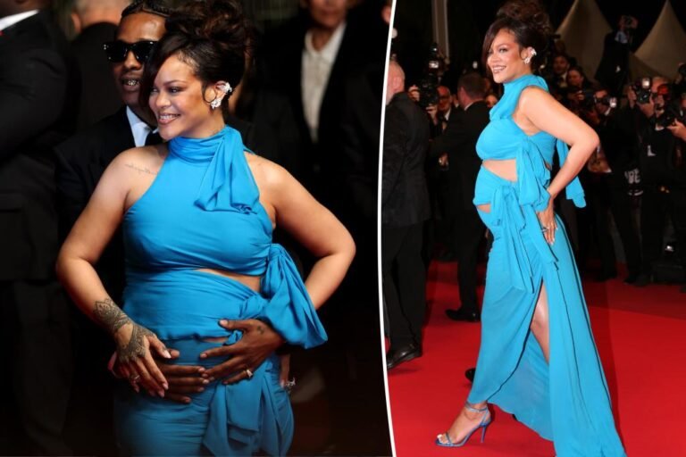 Rihanna is Smurfette on the Cannes Movie Pageant 2025