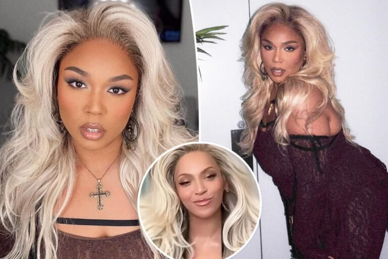 Lizzo channels Beyoncé in new photograph shoot as she enters her ‘blonde period’