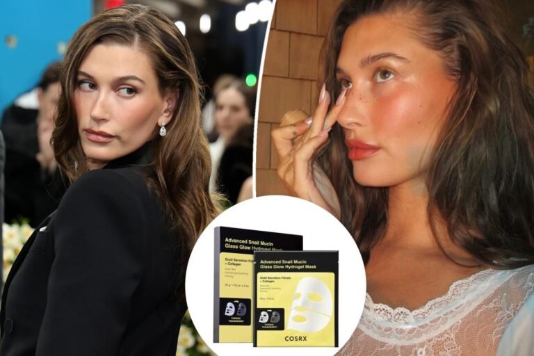 Hailey Bieber simply bought Rhode for B, however makes use of  Cosrx face masks