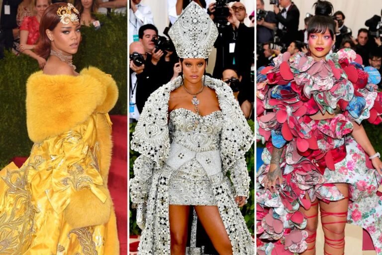 Rihanna’s iconic Met Gala appears to be like by the years Rihanna’s iconic Met Gala appears to be like by the years