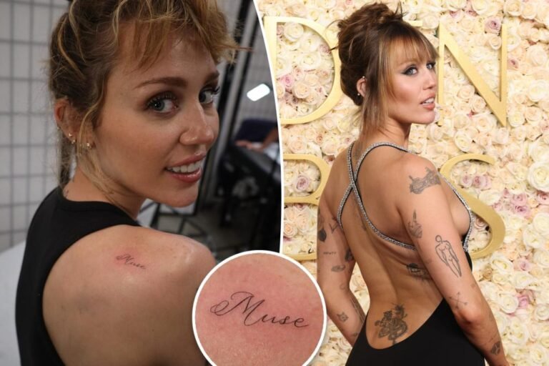Miley Cyrus will get new tattoo after admitting she regrets most of her intensive ink