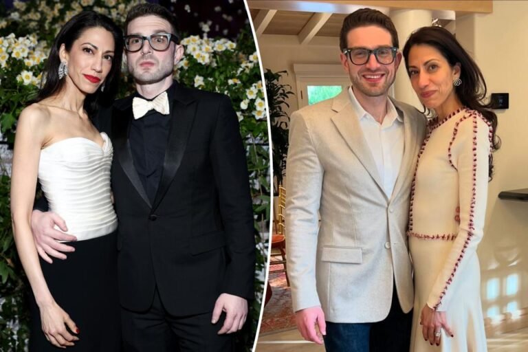 Huma Abedin wears 2 customized wedding ceremony attire for star-studded ceremonies with Alex Soros