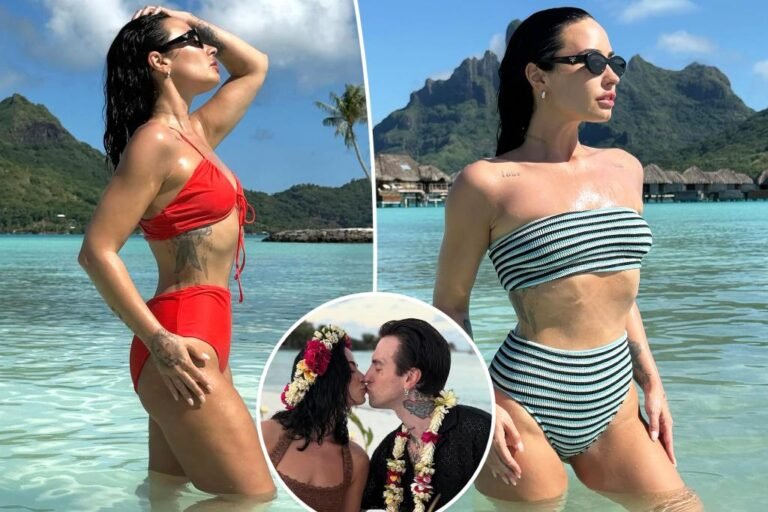 Bikini-clad Demi Lovato enjoys honeymoon with husband Jutes