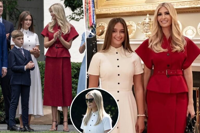 Ivanka Trump’s daughter borrows mother’s costume for White Home go to