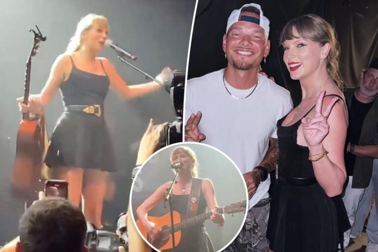 Taylor Swift goes nation glam for shock efficiency at Travis Kelce’s Nashville occasion