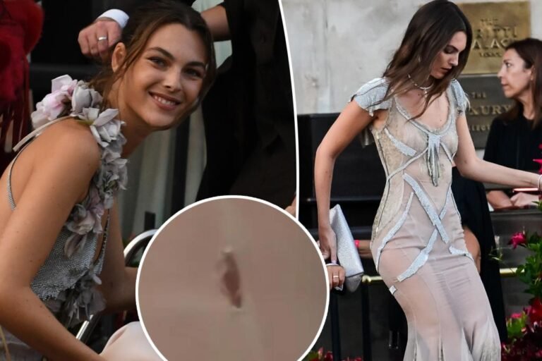 Leonardo DiCaprio’s girlfriend has wardrobe malfunction at Bezos marriage ceremony