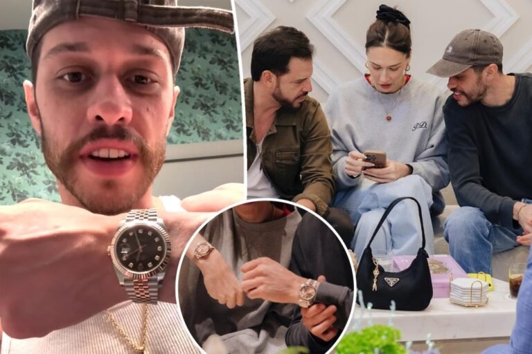 Pete Davidson drops K on matching Rolex watches for him and girlfriend Elsie Hewitt