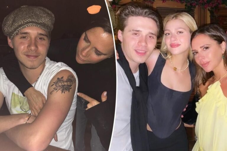 Brooklyn Beckham disses mother Victoria with tattoo coverup honoring Nicola Peltz as a substitute