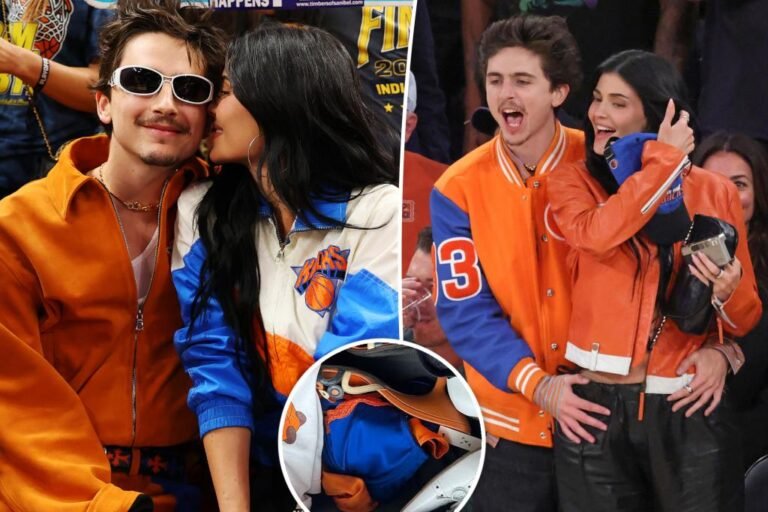 Kylie Jenner packed expensive Knicks-colored lingerie for Indianapolis journey with Timothée Chalamet