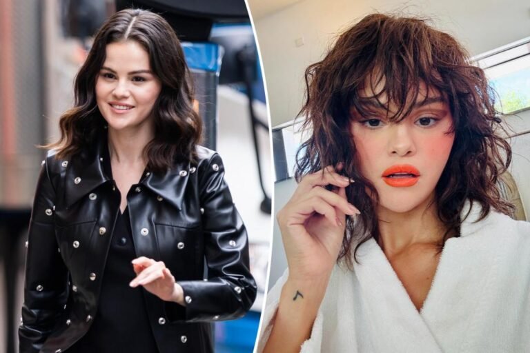 Selena Gomez unveils a dramatic hair transformation that includes bangs