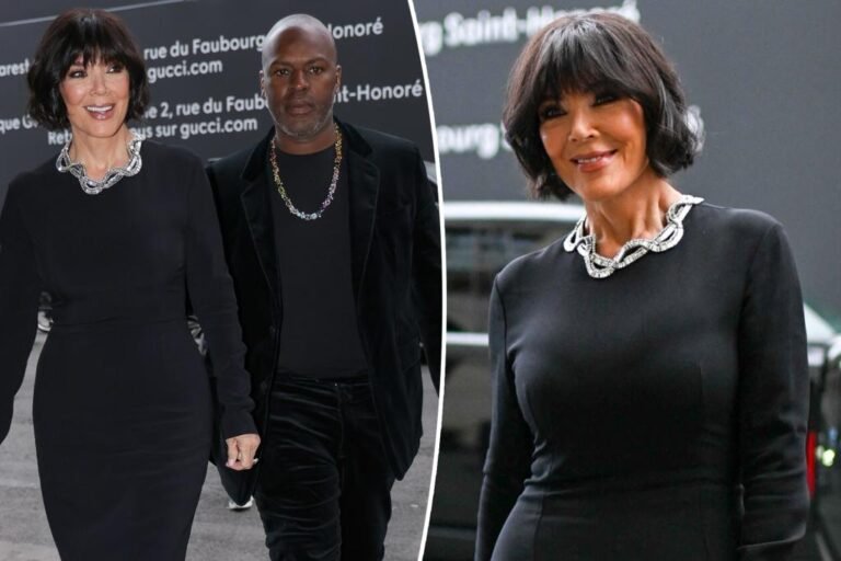 Kris Jenner reveals off bob haircut and facelift at Paris Trend Week Kris Jenner reveals off bob haircut and facelift at Paris Trend Week