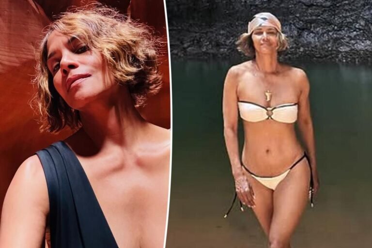 Halle Berry exhibits off her bikini physique on Utah trip