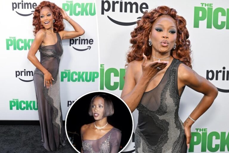 Keke Palmer channels Naomi Campbell in classic Versace at ‘The Pickup’ premiere