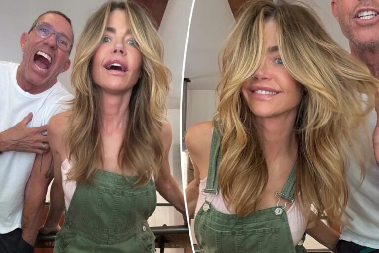 Denise Richards reveals off post-split hair makeover