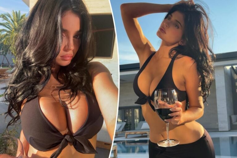 Kylie Jenner rocks tiny bikini high forward of twenty eighth birthday