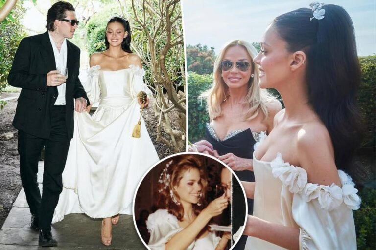 Nicola Peltz re-wore her mother’s wedding ceremony gown for Brooklyn Beckham vow renewal