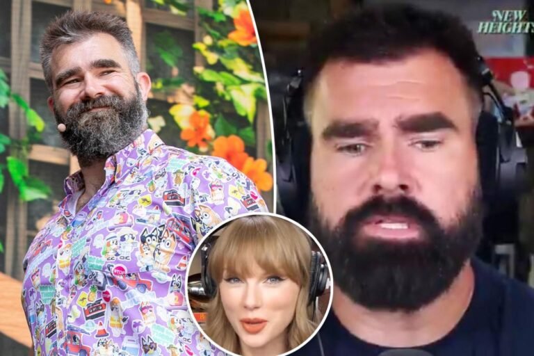 Followers discover Jason Kelce dyed his beard black in ‘New Heights’ teaser