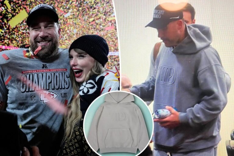 Travis Kelce wears Taylor Swift ‘TTPD’ merch in Chiefs ‘The Kingdom’ doc