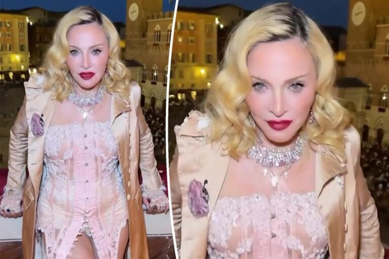 Madonna celebrates 67th birthday in a racy pantsless lingerie look