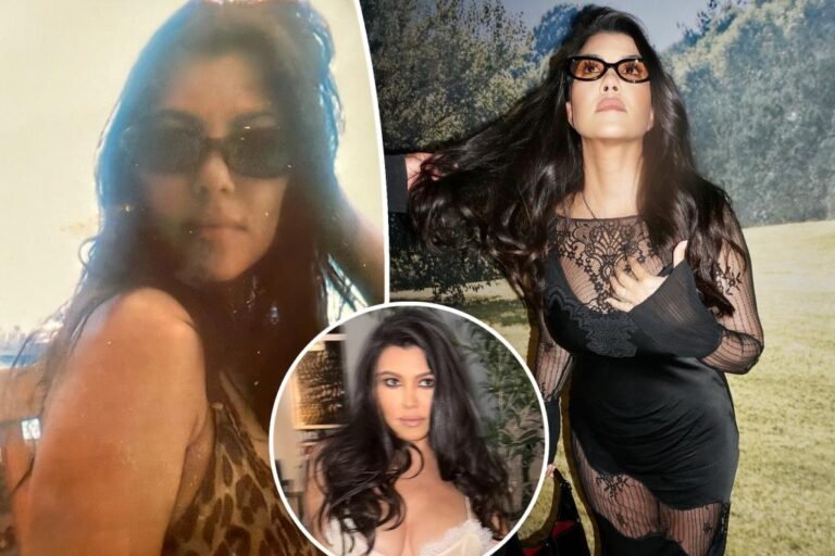 Kourtney Kardashian’s sheer high consists of some scandalous ‘piercings’