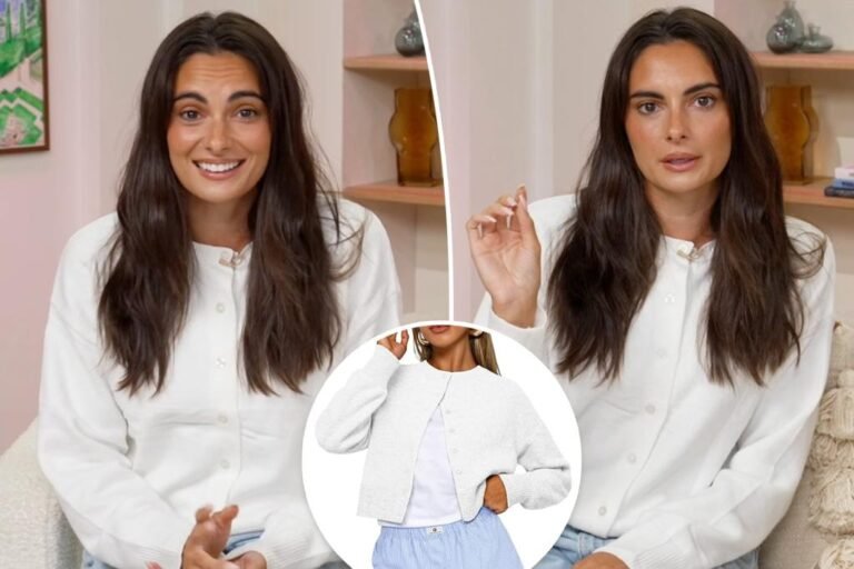 Paige DeSorbo loves this Amazon cardigan a lot, she has three Paige DeSorbo loves this Amazon cardigan a lot, she has three