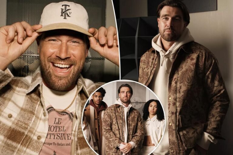 Travis Kelce and Tru Kolors simply dropped an American Eagle assortment Travis Kelce and Tru Kolors simply dropped an American Eagle assortment