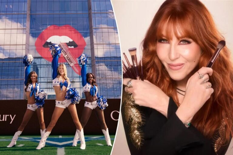 Charlotte Tilbury reveals how she makes the Dallas Cowboys Cheerleaders’ make-up sweat-proof