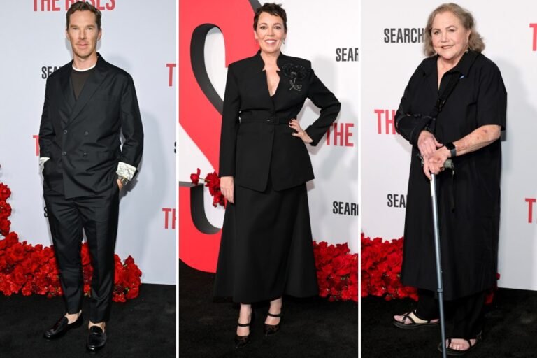 Benedict Cumberbatch, Olivia Colman, Kathleen Turner and extra