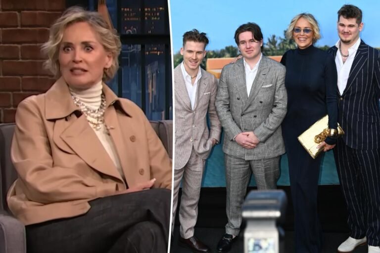 Sharon Stone is sporting ‘woman underwear’ once more now that sons have moved out